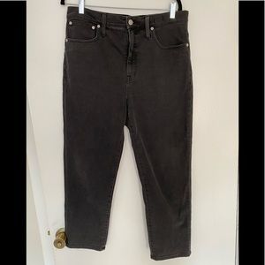 Madewell Classic Straight Size 30 - BLACK